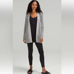 Lululemon $168 Cotton-Cashmere Blend Sweater Wrap
Powdered Clay/Lakeside/Grey 8